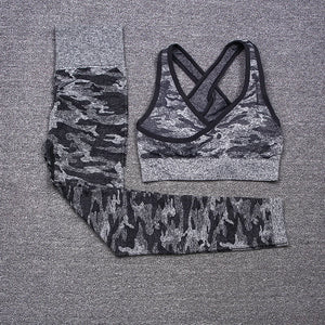 Tie Dyeing Seamless Yoga Set Two Piece Set Women Sports Bra Top High Waist Yoga Pants Workout Leggings Sexy Back Gym Clothing
