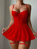 Sexy Erotic Lingerie Women Bra And Panty Garters See Through Lingerie Sets Sexy Women's Underwear Set Female Sexy Costumes