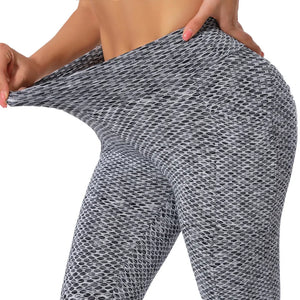 Leggings for Women High Waist Seamless Multicolor Mesh Print Leggings Fashion Capris with Pockets Butt Lifting Soft Yoga Pants