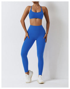 Seamless Yoga Set Sexy Workout Sportswear Gym Clothing 2Pcs Sport Sets Women Hight Waist Leggings Fitness Shorts Sport Bra Suit