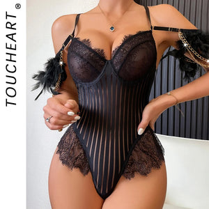 Bilizna Sexy Outfit Women Clothes Women's Pajamas Set Garter Fancy Underwear for Sekca Ensemble Lingeries Femmes Bra & Corset Vs