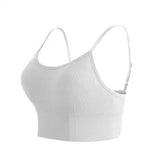 Sleep Bra Bralettes for Women with Support Crop Tank Top Cami Bra Padded Bralettes with Adjustable Straps Sports Bras