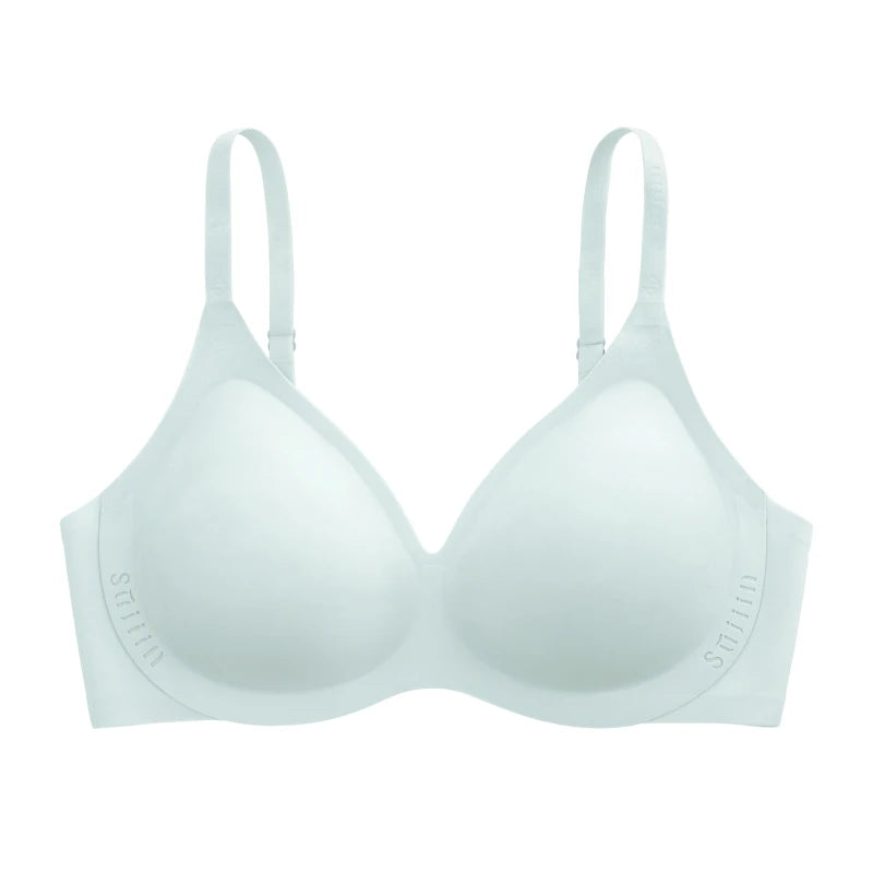 SUJIIN Seamless Bras for Women Sexy Push Up Wireless Bra Female Soft Support Bralettes V-Neck Lady Thin Comfort Bralettes MX222