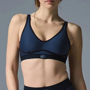 AL Yoga bra gym set leggings 7/8 breasted smooth and comfortable sports bra tight fitting workout setworkout clothes for women