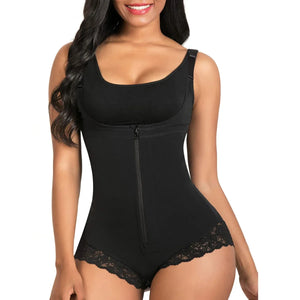 Gaine Colombienne Taille Fine Noir – Silhouette Sculptée